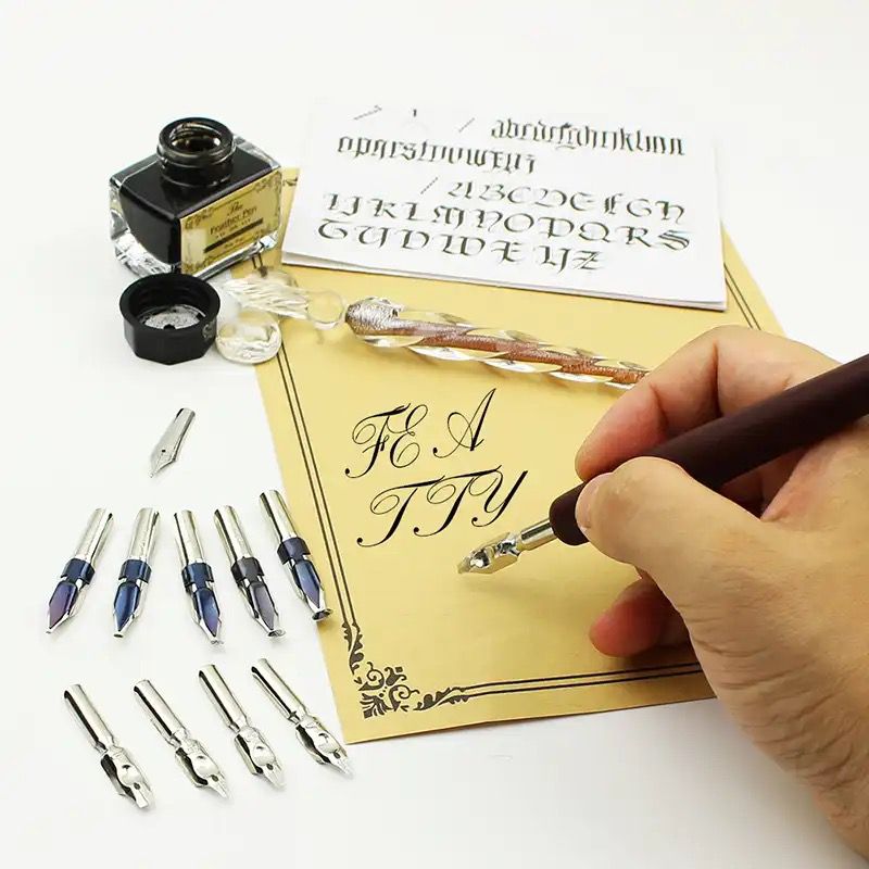 Calligraphy Vintage Set