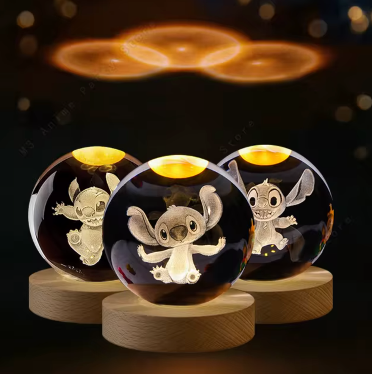 Stitch 3D Crystal Lamp